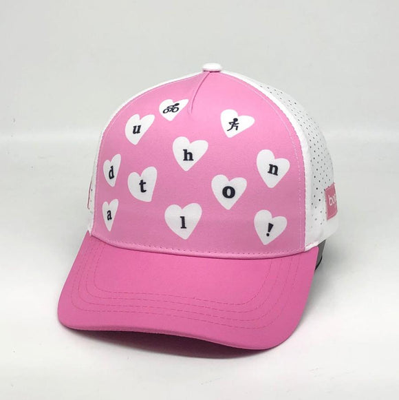 MWC DU-ATH-LON Pink Hearts BOCO Running Trucker